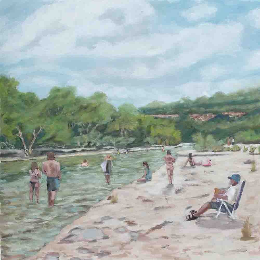 [LSBHF2-12X12S-A-G] Austin: Barton Hills Flats (Gold, 12x12-Square)