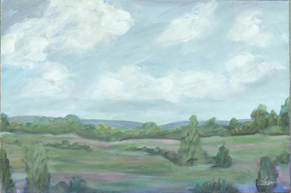 [LSCPH-12X12S-A-G] Charlotte Purple Hill (Gold, 12x12-Square)