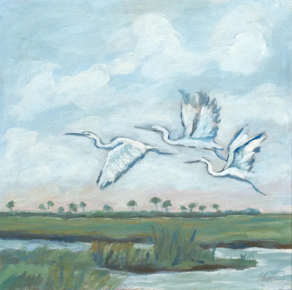 Cranes in Flight