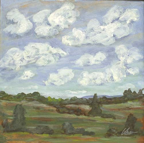 [LSGF-12X12S-A-G] Green Fields (Gold, 12x12-Square)