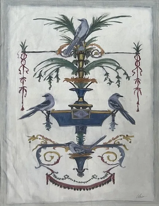 Wall Hanging - Mockingbirds - Aria