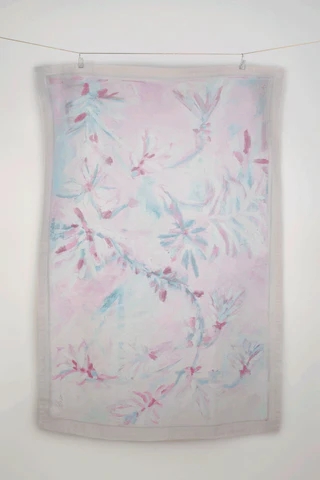Hand Towel - Pink Palm