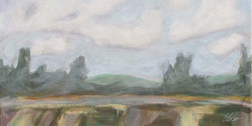 California Flax Field: Eastern View